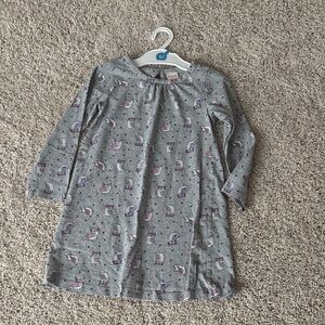 Gymboree Gray dress with Playful Print